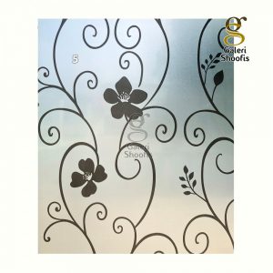 Stiker Kaca Sandblast kode 05