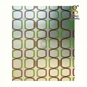 Stiker Kaca Sandblast kode 23